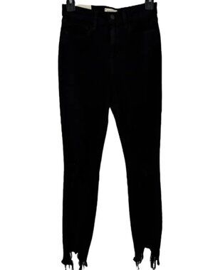 NWT L'Agence Jeans high line skinny black sz24